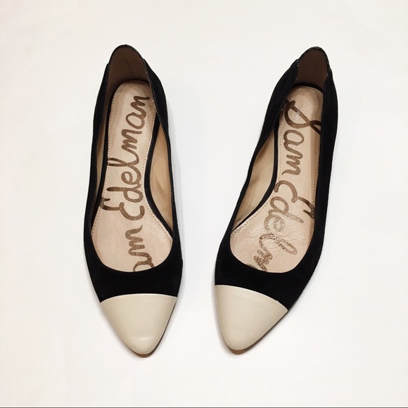 sam edelman cap toe flats